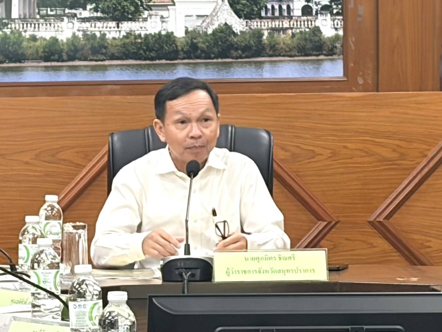 พช.สมุทรปรากร ร่วมประชุมหารือแนวทางขับเคลื่อนโครงการ “ด้วยจงรักและภักดี” มุ่งยกระดับเศรษฐกิจฐานรากระดับอำเภอ สร้างชุมชนเข้มแข็งตามหลักปรัชญาของเศรษฐกิจพอเพียง