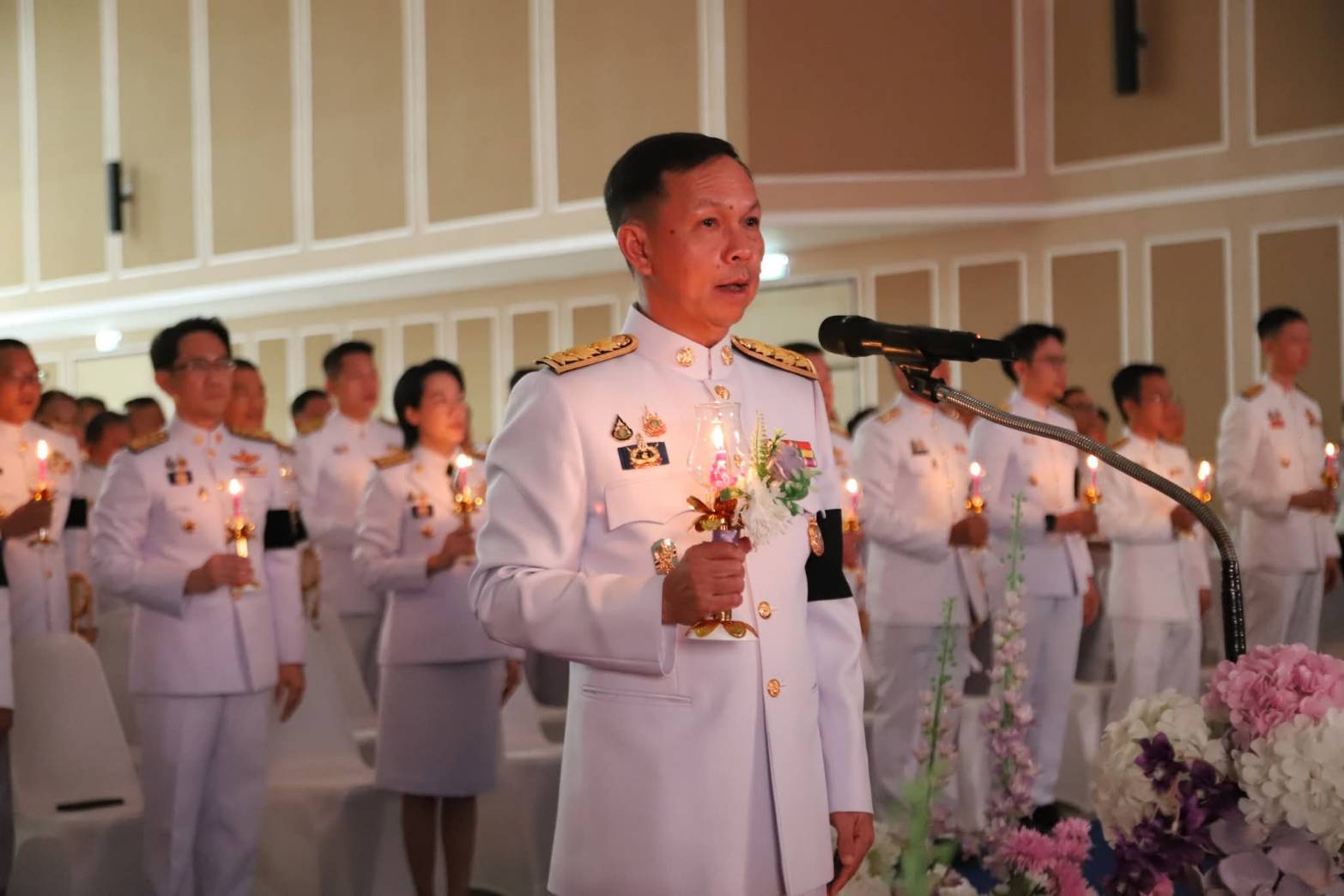 พช.สมุทรปราการ ร่วมจุดเทียนถวายพระพรชัยมงคลเนื่องในโอกาสพระราชพิธีมหามงคลเฉลิมพระชนมพรรษา 4 รอบ สมเด็จพระนางเจ้าฯ พระบรมราชินี 3 มิถุนายน 2569