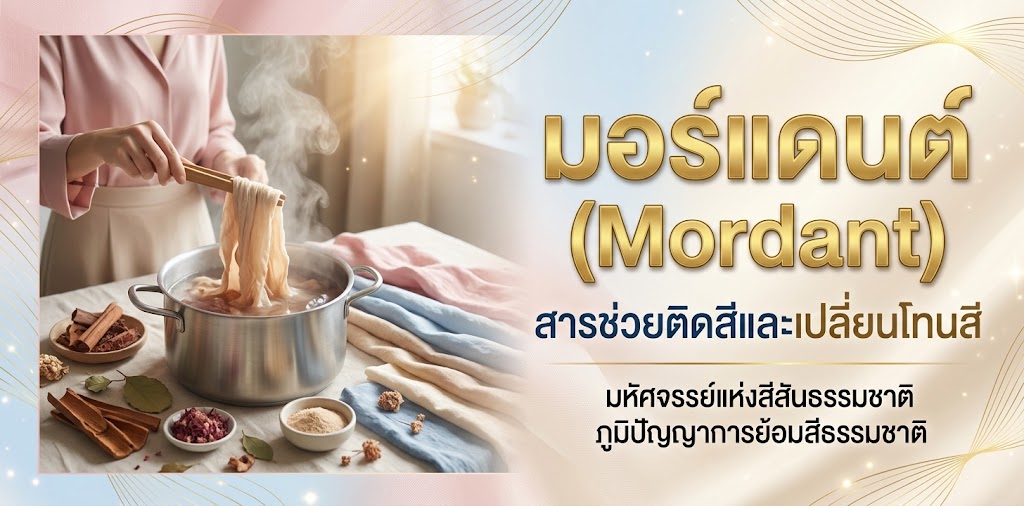 ทำความรู้จัก..มอร์แดนต์ (Mordant)