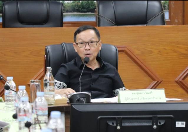 🕊️พช.สมุทรปราการ ร่วมประชุมคณะกรรมการอำนวยการ คณะทำงานฝ่ายการจัดงานพิธีถวายดอกไม้จันทน์ของจังหวัดสมุทรปราการ ในงานพระราชพิธีถวายพระเพลิงพระบรมศพสมเด็จพระนางเจ้าสิริกิติ์ พระบรมราชินีนาถ พระบรมราชชนนีพันปีหลวง