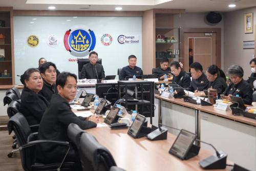 พช.สมุทรปราการ ร่วมประชุมกรมฯ ครั้งที่ 11 ประจำเดือนพฤศจิกายน 2568  ส่งความห่วงใยต่อผู้ประสบเหตุอุทกภัย และเตรียมพร้อมขับเคลื่อนงานพัฒนาชุมชนทั่วพื้นที่